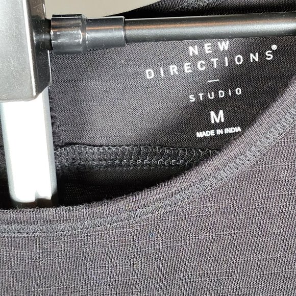 New Directions Studio M Woman's Tee Shirt BLESSED Short Sleeve Back Size M. NWT - Picture 8 of 11